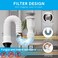 Flexible Bathroom Sink Drain Pipe Set, Extendable Washbasin Drain Hose 40&ndash;80 cm, Universal Sink Waste Pipe Kit for Bathroom and Kitchen Basin Plumbing Replacement