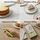 2-Piece Stainless Steel Cake Knife and Server Set with Ergonomic Lime Green Handles &ndash; Wedding Cake Cutting Set for Birthdays, Anniversaries and Parties