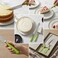 2-Piece Stainless Steel Cake Knife and Server Set with Ergonomic Lime Green Handles &ndash; Wedding Cake Cutting Set for Birthdays, Anniversaries and Parties
