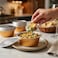 8-Piece Aluminium Foil Pots Disposable Food Containers, Heavy-Duty Foil Cooking Pots for Baking, Roasting, Meal Prep &amp; Food Storage