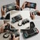 3.5 Inch Handheld Game Console with 500+ Built-in Games, TV Output Support, Rechargeable Portable Gaming Box with Joystick (Black)