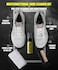 Shoe Cleaner Kit for Sneakers, Water-Free Foam Sneaker Cleaner 5.3oz with Brush and Cleaning Cloth, Multi-Surface Shoe Care Kit for Most Footwear