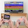 Retro Handheld Game Console with 666 Built-in Classic Games, 3.5 Inch Color Screen, Rechargeable Battery, TV Output &amp; 2-Player Support Mini Gaming Device (Pink)