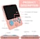 Retro Handheld Game Console with 666 Built-in Classic Games, 3.5 Inch Color Screen, Rechargeable Battery, TV Output &amp; 2-Player Support Mini Gaming Device (Pink)