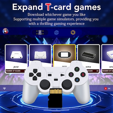 2.4GHz Wireless Game Controller for PC and Console Gaming, Ergonomic Joystick Gamepad for Smooth Control and Responsive Gameplay