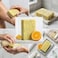 Vitamin C Brightening Soap Bar with Natural Poppy Seeds, Exfoliating Face &amp; Body Cleanser for Smooth, Radiant-Looking Skin, 250g