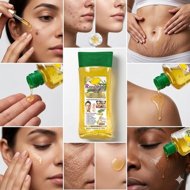 Rosemary Oil Skin Repair &amp; Glow Body Oil &ndash; Nourishing Hydrating Oil for Radiant-Looking Skin, Dry Skin Care &amp; Even Tone Appearance, 200ml