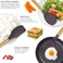 12-Piece Silicone Kitchen Utensil Set, Heat Resistant 446&deg;F Cooking Tools with Turner, Tongs, Spatula, Spoon, Whisk &amp; Brush for Nonstick Cookware