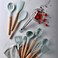 12-Piece Silicone Kitchen Utensil Set Mint Green, Heat Resistant 446&deg;F Cooking Tools with Turner, Tongs, Spatula, Spoon, Whisk &amp; Brush for Nonstick Cookware