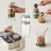 5-Piece Nesting Clear Food Storage Container Set with Airtight Lids, Stackable Leakproof Jars for Meal Prep, Snacks, Salads &amp; Travel, BPA-Free
