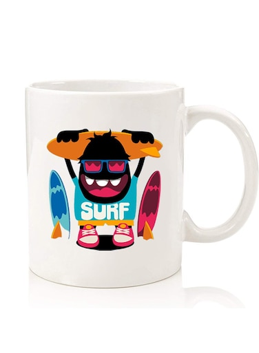 Premium Quality Two Sided Printed Coffee Mug Tea Cup For Home Office, Kids Men Women surf