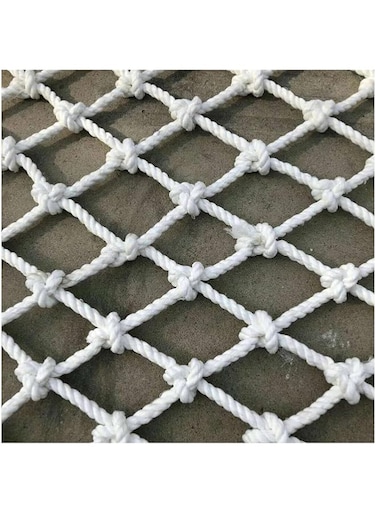 AWSAD Child Safety Net, 6mm Thick Dog Cat Net Anti Falling Hammock Swing Climbing Net Balcony Window Deck Staircase Protection Fence (Color : 10cm mesh, Size : 4x6m(13x20ft))