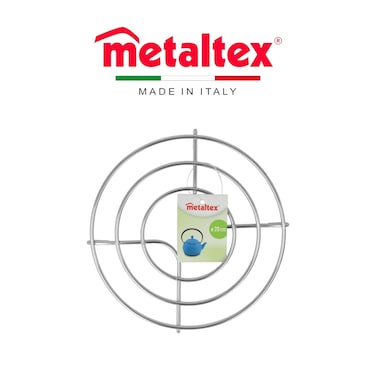 Metaltex Pot Stand Trivet &ndash; 20cm Chromed Steel Wire, Heat-Resistant Kitchen Hotplate