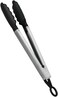Multipurpose Locking Tongs with Nylon Ends &ndash; Stainless Steel, Silver