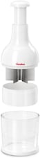 Vegetable Chopper Manual Cutter &ndash; 27.5 x 10 cm, Dishwasher Safe, White, Kitchen Tool