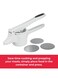 Pressy 2 Potato Masher Silver &ndash; Durable Stainless Steel Mashing Tool