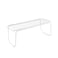 Metaltex Stackable Shelf &ndash; Bridge Multi-Purpose Shelf, Space-Saving Kitchen Organizer with LDPE Plastic Coating