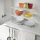 Metaltex Stackable Shelf &ndash; Bridge Multi-Purpose Shelf, Space-Saving Kitchen Organizer with LDPE Plastic Coating