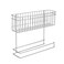 Metaltex Kitchen Paper Holder with Basket &ndash; Rollo Polytherm Coating, Rust-Resistant Countertop Organizer