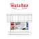 Metaltex Kitchen Paper Holder with Basket &ndash; Rollo Polytherm Coating, Rust-Resistant Countertop Organizer