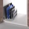 Metaltex Tray &amp; Cutting Board Holder Nevada &ndash; 5-Slot Organizer &ndash; Iron Wire Body with Polytherm Metallic Coating &ndash; Durable Kitchen Storage