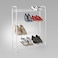 Metaltex 4-Tier Shoe Rack &ndash; Sturdy &amp; Space-Saving Shoe Organizer
