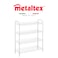 Metaltex 4-Tier Shoe Rack &ndash; Sturdy &amp; Space-Saving Shoe Organizer