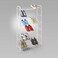 Metaltex 6-Tier Shoe Rack &ndash; White Shoe Organizer with Durable LDPE Plastic Coating, Space-Saving Storage for Up to 18 Pairs