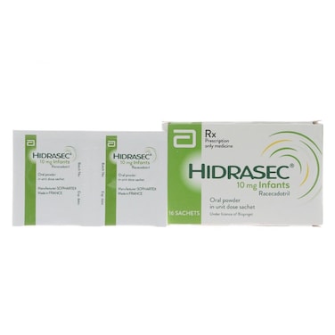 Hidrasec 10mg Infant Sachets For Acute Diarrhea, Pack of 16's
