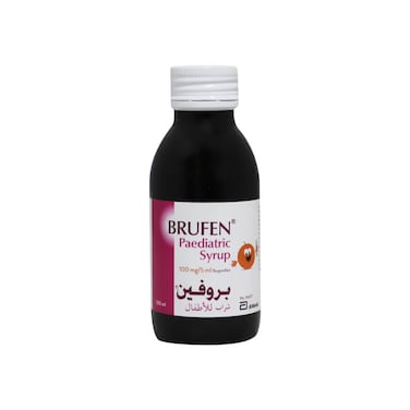 Brufen Paediatric Syrup For Fever &amp; Pain Relief 100ml