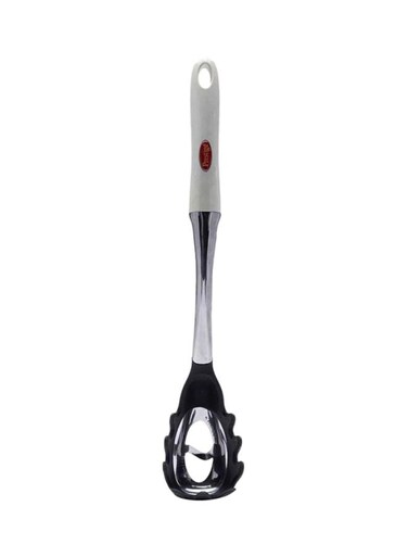 Stainless Steel Pasta Server Silver/White 34.79x4.57x5.08cm