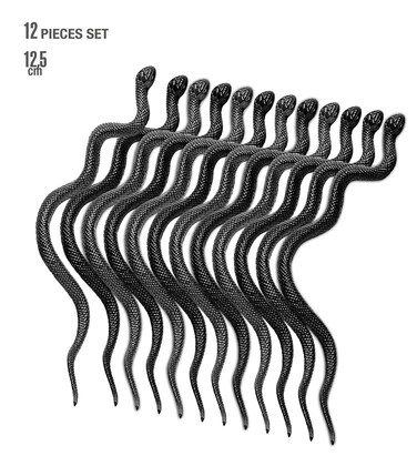 Set Of 12 Snakes 12.50cm