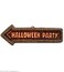 3D Neon Halloween Party Sign 56X17cm