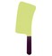 Glow In The Dark Cleaver 41cm