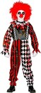 Horror Clown Jumpsuit Collar Child Size