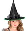 Witch Hat With Silver Glitter Stars Tulle Child Size -3 Colors Ass.