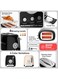 Radoco Retro Style 2-Slice Toaster - Cream