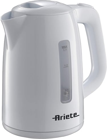 Ariete Bollitore Cordless Electric Kettle Boiler, White, 2875