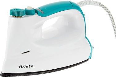 Ariete Vapor Plus Steam Iron For Clothes, With Build-In Boiler Steam Generator, Ceramic Soleplate, 210ml, 800W, 60% Energy Saving, Best For Removing Stubborn Creases, Art6399