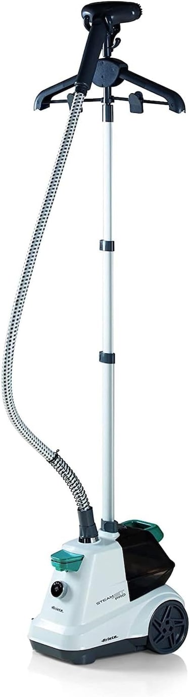 Ariete Professional Garment Steamer 2200W, 4 Steam Level, 45G/Min Steam, Telescopic Pole, 3L Tank, Portable, Vertical Steam Iron For Clothes, Curtains, Dresses, Accessories Included, Art6248
