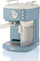 Ariete Vintage Espresso Coffee Maker Machine, 20 Bar, 1250W, With Automatic Milk Frother, Auto Shut-Off, 3 Preset Functions With Latte Macchiato And Cappuccino, Best For Home And Office, Art1383Bl