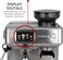Ariete Bean To Cup Barista Pump Espresso Machine, Inbuilt Coffee Grinder, 1600W, 15 Bar, TFT Display, Auto Shut-Off, Ideal Coffee Maker For Cappuccino At Home And Office, Art1312