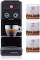 Illy Y3.3 Iperespresso Coffee Machine Bundle (Black) with 3 Pack IperEspresso Brasile Coffee Capsules