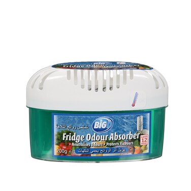 Big D Fridge Odour Absorber &ndash; Advanced Natural Seaweed Gel, Odorless, Spill-Proof, Up to 90 Days Freshness