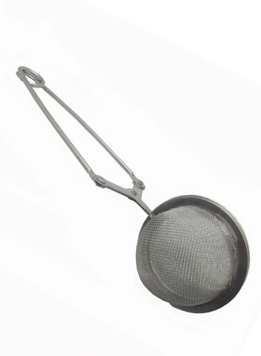 Durable Fine Mesh Strainer Infuser Tong Filter Stainless Steel Strainer To Brew Loose Leaf Tea Spices &amp; Seasonings 5.5 cm