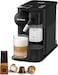 De'Longhi Nespresso Lattissima One Evo Coffee Machine, Shadow Black, EN510.B