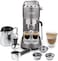 De'Longhi Dedica Arte Espresso Machine - MyLatteArt Milk Foam Nozzle, Precision Steam Wand, Steel Tamper Included, Grey - Create Perfect Espresso, Cappuccinos, and Latte Art at Home - EC885.GY