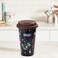 De'Longhi Double-Wall Ceramic Mug 300ml - Handcrafted Thermal Mug with Silicone Lid, Christmas Motif, Keeps Drinks Hot Longer, Microwave and Dishwasher Safe, 1-Year Warranty DLSC075
