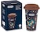 De'Longhi Double-Wall Ceramic Mug 300ml - Handcrafted Thermal Mug with Silicone Lid, Christmas Motif, Keeps Drinks Hot Longer, Microwave and Dishwasher Safe, 1-Year Warranty DLSC075