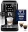 De'Longhi Fully Automatic Coffee Machine Magnifica Start Bean To Cup Espresso Machine, 6+ Functions For Espresso, Americano, Cappuccino, Latte, Macchiato &amp; More Recipes ECAM220.60.B (Made in Europe)